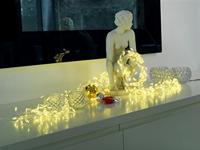 Konstsmide 6373-190 LED-engelenhaar Sterren Warmwit LED Transparant - thumbnail