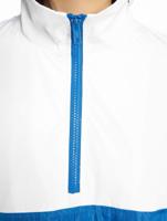 Urban Classics / Zomerjas 3-Tone Stand Up Collar Pull Over in wit - thumbnail