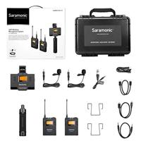 Saramonic UwMic9 Tx9+Tx9+Sprx9 Smartphone Uhf Wless Mic Sys - thumbnail