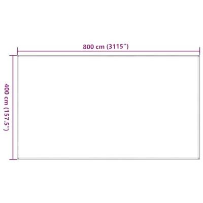 VidaXL Tenttapijt 400x800 cm hdpe beige