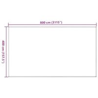 VidaXL Tenttapijt 400x800 cm hdpe beige - thumbnail