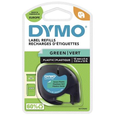 Dymo LetraTAG tape 12 mm, plastic groen