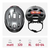 Abus helm urban-i 4.0 ace graphite silver xl 60-64cm - thumbnail