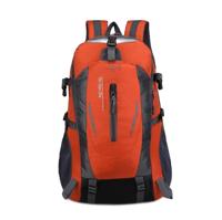 Grote capaciteit reizen alpinisme tas mannen en vrouwen outdoor sport Leisure nylon waterdichte rugzak (oranje) - thumbnail