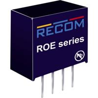 RECOM ROE-0505S DC/DC-converter, print 5 V/DC 5 V/DC 200 mA 1 W Aantal uitgangen: 1 x Inhoud 1 stuk(s) - thumbnail