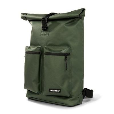 Urbanproof rolltop commuter fietstas 20l groen