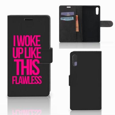 Sony Xperia XZ | Sony Xperia XZs Hoesje met naam Woke Up - Origineel Cadeau Zelf Maken Sony Xperia XZ | Sony Xperia XZs Hoesje met naam Woke Up - Origineel Cadeau Zelf Maken