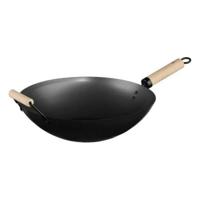 Wokpan Secret de Gourmet Zwart Roestvrij staal Ø 35 cm - thumbnail