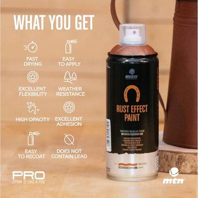 Montana MTN PRO Rust Effect Paint 400ml Rood Montana MTN PRO Rust Effect Paint 400ml Rood
