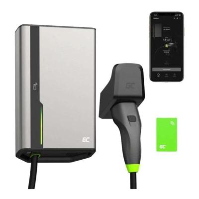 Wandbox HabuDen Green Cell 22kW 32A - 7,5m kabel met NFC