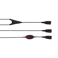 Jabra Q711492 Supervisor-kabel voor het aansluiten van twee bekabelde Jabra-headsets via Quick Disconnect/QD - thumbnail