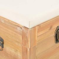 Opslagkist met kussen 80x40x40 cm MDF - thumbnail