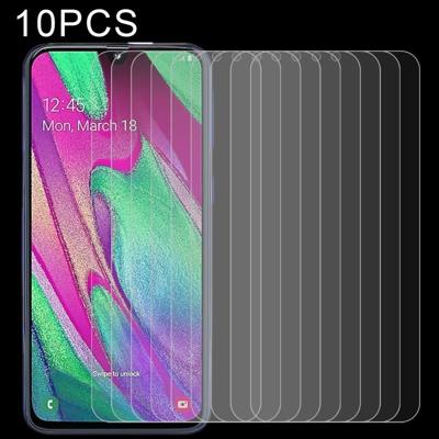 10 stuks 2.5 D niet-volledig scherm gehard glas film voor Galaxy A40