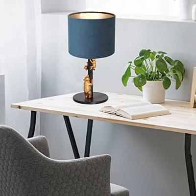 Steinhauer Design schemerlampAnimaux met blauw velvet - 8236ZW