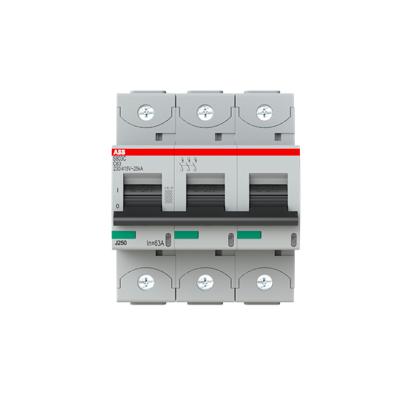 ABB 2CCS883001R0634 S803C-C63 Zekering 3-polig ABB 2CCS883001R0634 S803C-C63 Zekering 3-polig