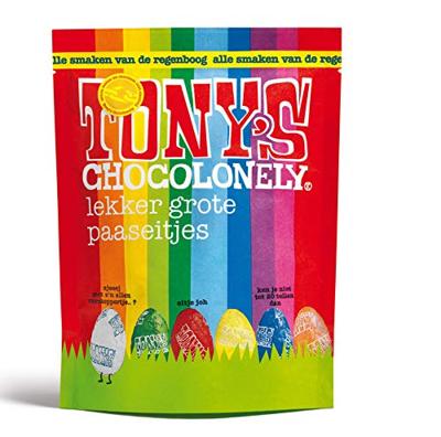 Chocolade tony's chocolonely paaseitjes pouch ass