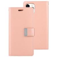 Voor iPhone 11 Pro MERCURY GOOSPERY RICH DIARY Crazy Horse textuur horizontale Flip lederen draagtas met houder & kaartsleuven & portemonnee (Rose gou - thumbnail