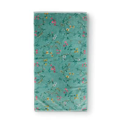 Pip Studio Les Fleurs Badtextiel Groen-Douchelaken (70x140 cm)