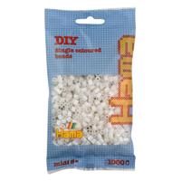 Hama strijkkralen 1000 stuks parelwit - thumbnail