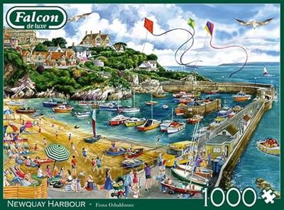 Falcon legpuzzel Newquay Harbour 1000 stukjes Falcon legpuzzel Newquay Harbour 1000 stukjes
