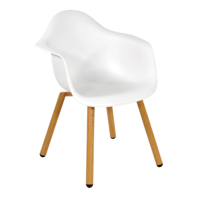 Tuinstoel Montreux Wit tuinmeubel Lesli Living - Lesli living