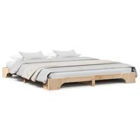 Bedframe Naturel 180 x 200 cm Massief grenenhout - thumbnail