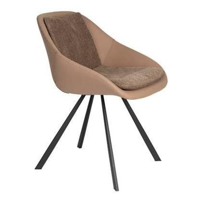 Dutchbone Eetkamerstoel 'Wakefield' kleur Beige