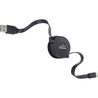 Renkforce USB 3.2 Gen1 (USB 3.0) USB-C® stekker, USB-A mannelijk, 0,80 m, zwart RF-4352328 - thumbnail