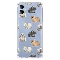 Case Anti-shock voor Samsung Galaxy A05 Konijntjes - thumbnail