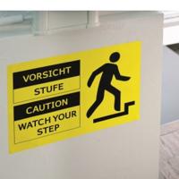 Etiket herma 8032 105x148mm 100st folie geel - thumbnail