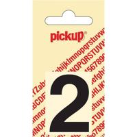 Plakcijfer Helvetica 40 mm Sticker zwarte cijfer 2 Pickup - Pickup - thumbnail