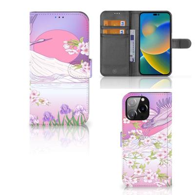 iPhone 14 Pro Max | Telefoonhoesje | Met pasjeshouder | Bird Flying
