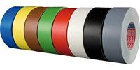 Tesa Weefseltape | zwart | lengte 50 m | breedte 19 mm wiel | 8 stuks - 04651-00504-00 04651-00504-00 - thumbnail