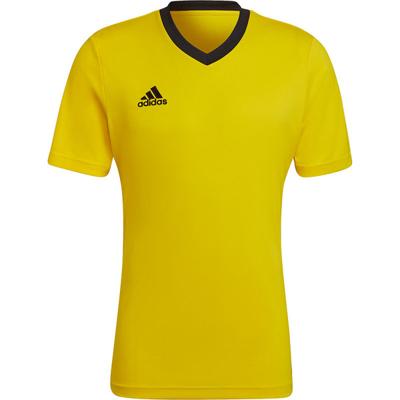 adidas Entrada 22 Voetbalshirt Geel Zwart
