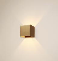 Artdelight Wandlamp Gymm 10x10 cm excl. G9 metallic brons - thumbnail