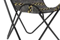 Armstoel DKD Home Decor Geel Wit Zwart Multicolour Ijzer 74 x 65 x 90 cm - thumbnail