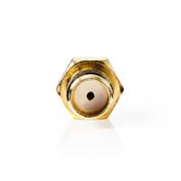 Nedis SMA-Adapter | SMA Female Omgekeerde Polariteit | SMA Female | Verguld | 50 Ohm | Recht | Koper | Goud | 2 Stuks | Doos - CSGB02113GD - thumbnail