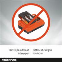 Draadloze hoekmolen 20V Ø115mm + Progressive Start - Dual Power POWDP35100 - geleverd zonder batterij of oplader - thumbnail