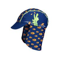 Playshoes zwemcap Krokodil Blauw-53 cm - thumbnail