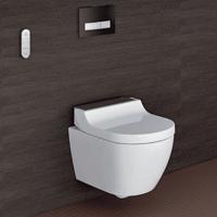 Geberit AquaClean Tuma Comfort Douchewc - douche wc decorplaat - glas wit 146.290.si.1 - thumbnail