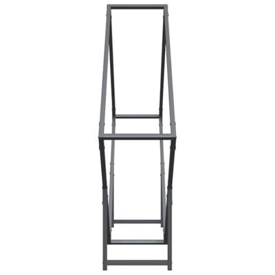 Brandhoutrek 100x25x100 cm koudgewalst staal antracietkleurig