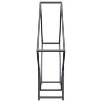 Brandhoutrek 100x25x100 cm koudgewalst staal antracietkleurig - thumbnail