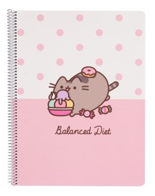 Pusheen Pusheen A4 notebook met lijntjes - Balanced Diet
