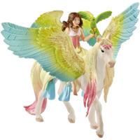Schleich - Fairy Surah con un pegasus scintillante - 70566 - thumbnail