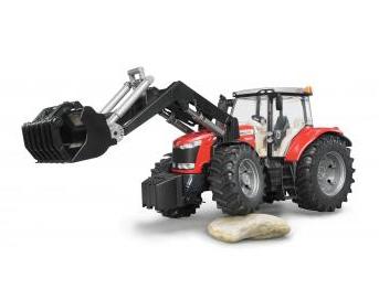 Bruder mf 7624 tractor met voorlader