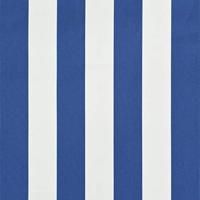 Luifel uittrekbaar 300x150 cm blauw en wit - thumbnail
