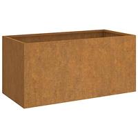VidaXL Plantenbak 62x30x29 cm cortenstaal - thumbnail
