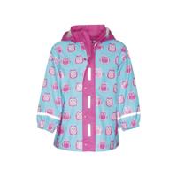 Playshoes regenjas Uiltje Blauw-140 - thumbnail