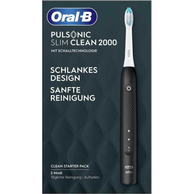 Oral-B Pulsonic Slim Clean 2000 Black 396208 Elektrische tandenborstel Zwart