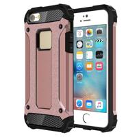 Harde Armor TPU + PC combinatie Case voor iPhone SE & 5 & 5s (Rose Gold) - thumbnail